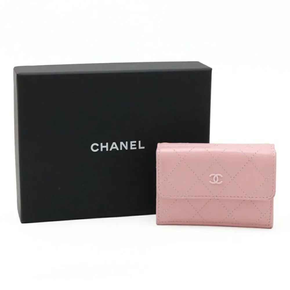 Chanel Matelasse Calfskin Trifold Wallet